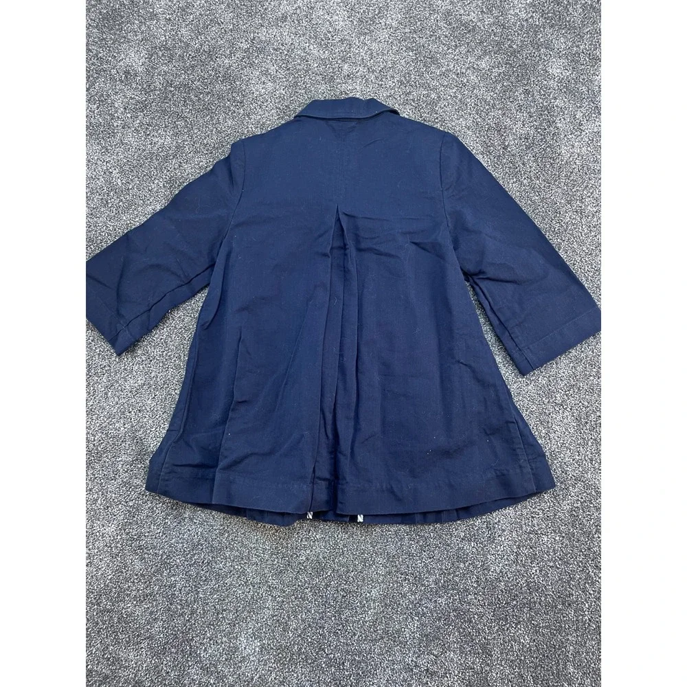 Janie And Jack Girls Trench Coat‎ Size 8 Navy